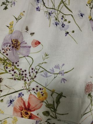 Peto corto blanco - floral
