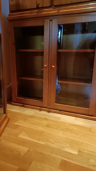 Vitrina madera pino macizo