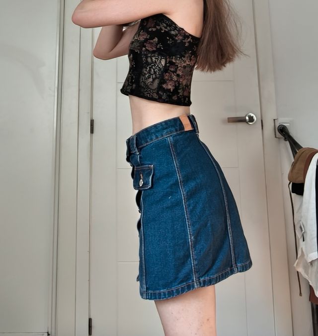 Falda vaquera basica 