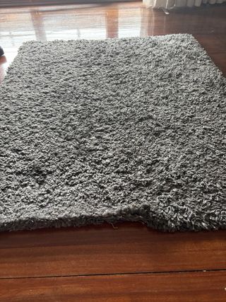 Alfombra Gris - Alfombra de Tela