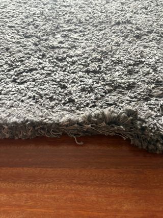 Alfombra Gris - Alfombra de Tela