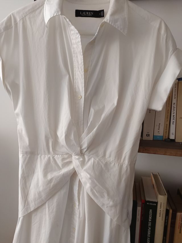 Vestido Lauren Ralph Lauren blanco talla S