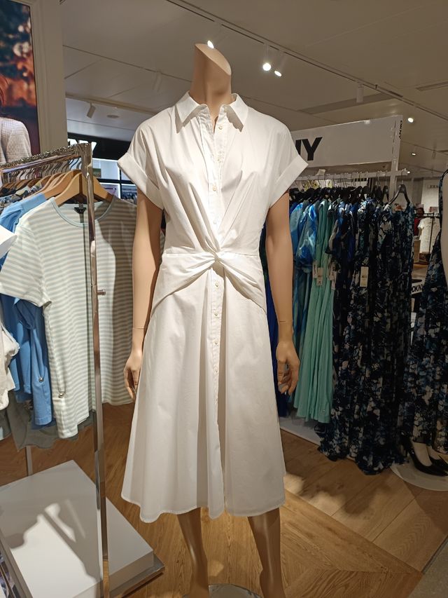 Vestido Lauren Ralph Lauren blanco talla S