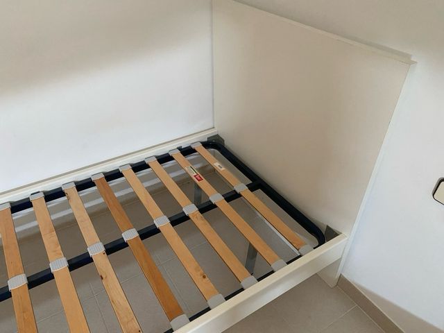 Somier blanco alta comodidad 90x190 cm