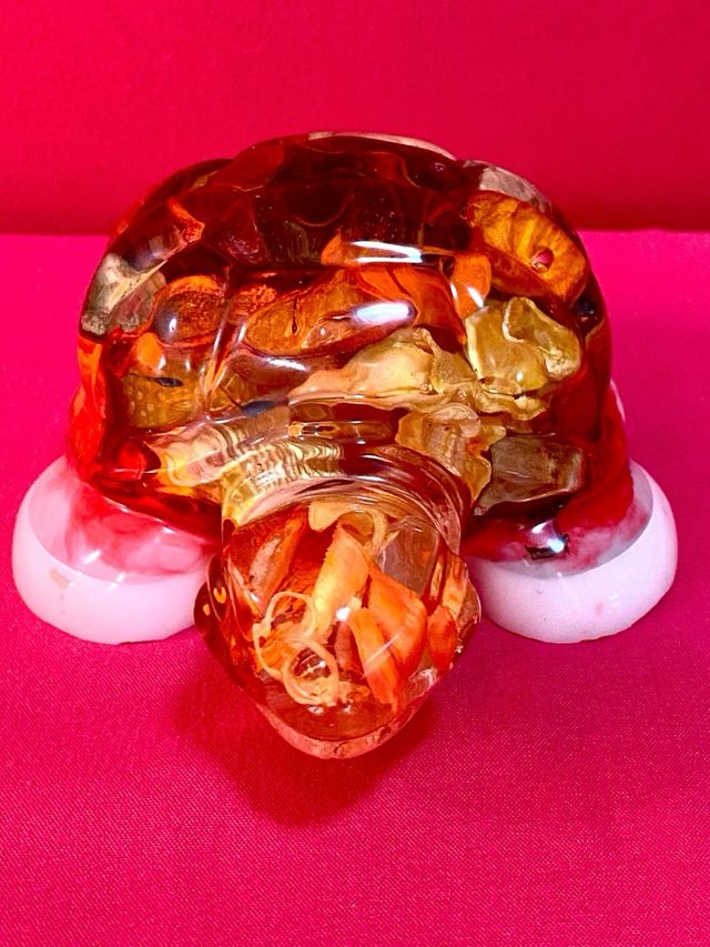 figura Tortuga resina epoxi: Decoración