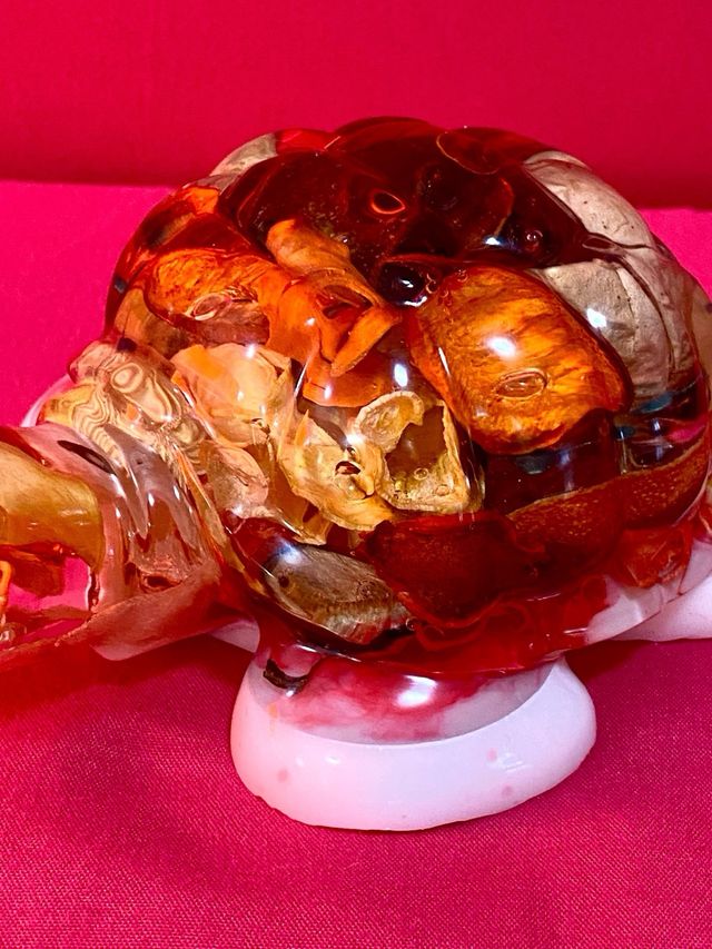 figura Tortuga resina epoxi: Decoración