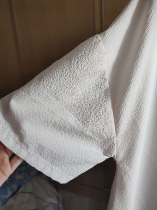 Vestido Zara blanco túnica