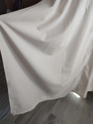 Vestido Zara blanco túnica