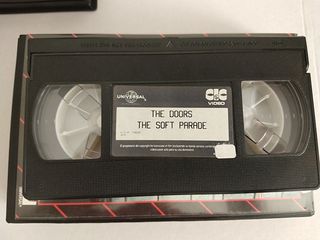 3 cintas VHS The Doors
