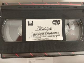3 cintas VHS The Doors