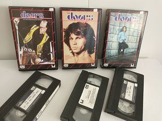 3 cintas VHS The Doors