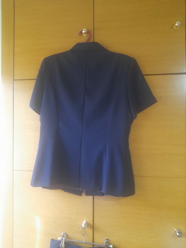 Traje pantalón azul marino mujer talla 38