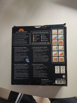 Juego de cálculo de madera Montessori