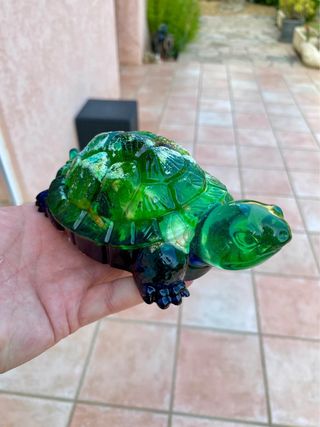figura Tortuga grande de resina