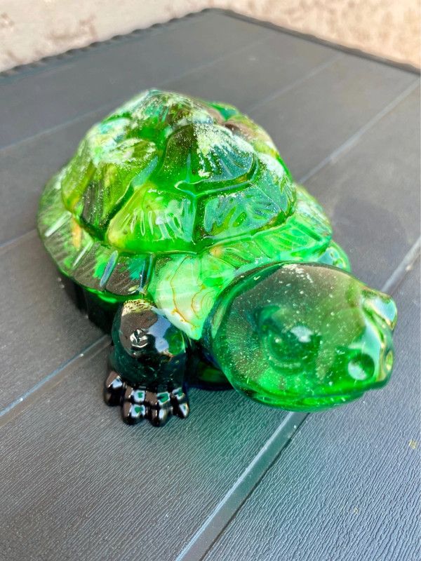 figura Tortuga grande de resina