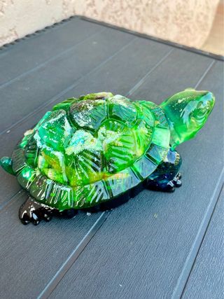 figura Tortuga grande de resina