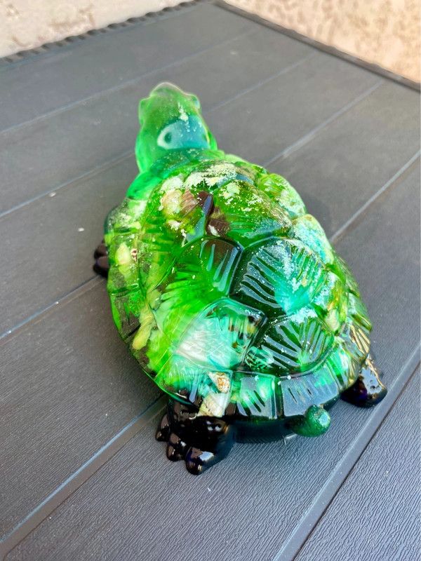 figura Tortuga grande de resina