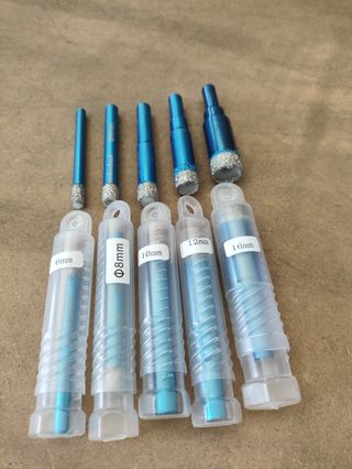 Brocas y coronas porcelánico 