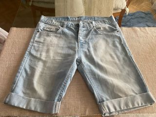 Shorts vaqueros hombre - Azul
