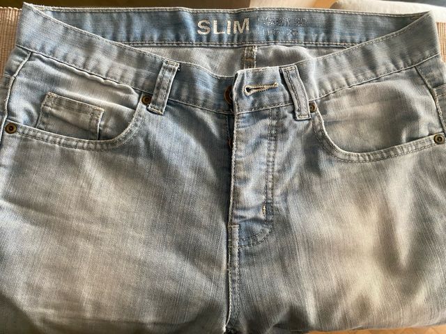 Shorts vaqueros hombre - Azul