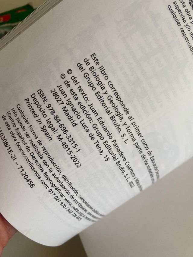 Biología y Geología 1 ESO Bruño