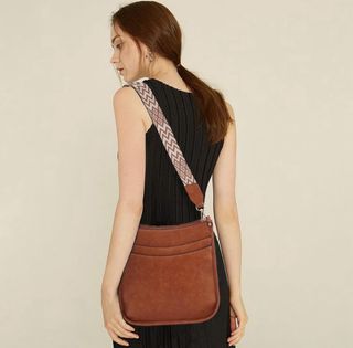 Bolso bandolera Petitte Simone marrón