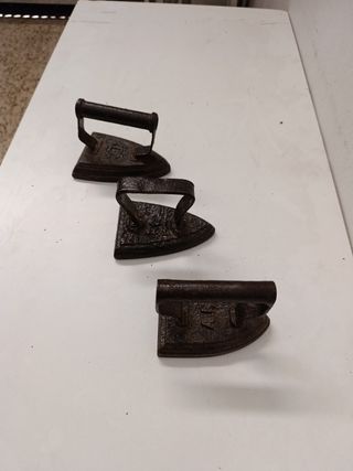 3 Planchas Hierro Antiguas