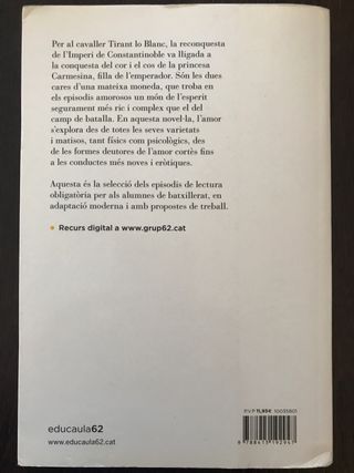 Tirant lo Blanc. Episodis amorosos. Text adapta...