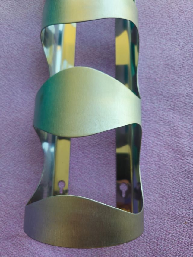 Portabotellas vino acero 4 botellas