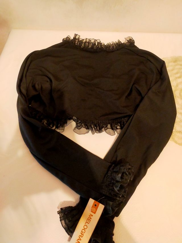 Coprispalle nero marca MELOGRANO elegante