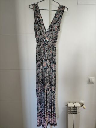 Mono largo estampado - sin mangas