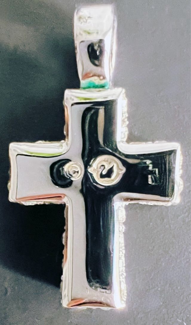 Colgante Swarovski cruz Italiana