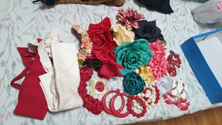 Flores flamencas rojas