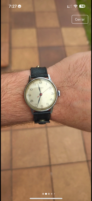AUTÉNTICO RELOJ MILITAR FORTIS AÑOS 40