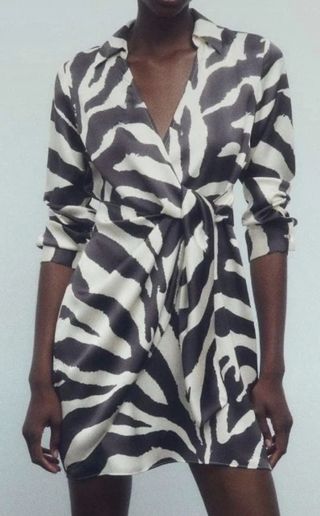 Vestido Zara animal print