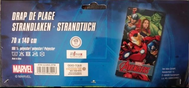 Toalla playa Avengers Marvel