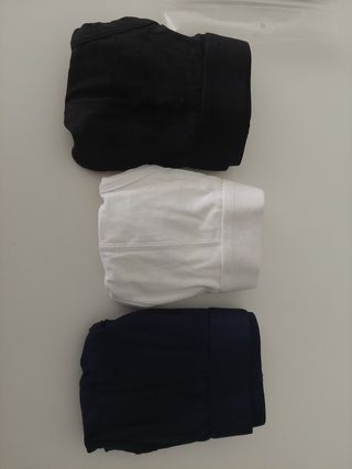 3 Calzoncillos H&M algodón talla S