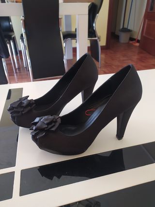 Zapatos Kemal plataforma negros
