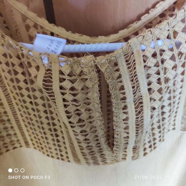 Blusón verano amarillo