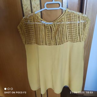 Blusón verano amarillo