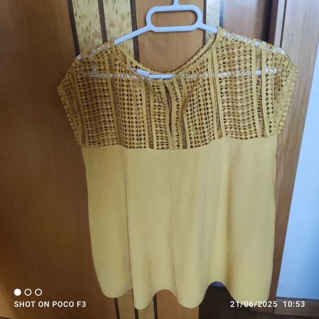 Blusón verano amarillo