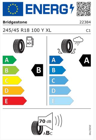 Neumáticos Bridgestone Turanza 245/45 R18 100Y XL
