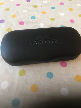 Funda gafas LACOSTE negra