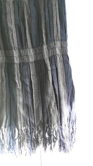 Pañuelo azul y gris - Bufanda