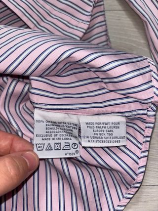 Camisa Ralph Lauren manga larga