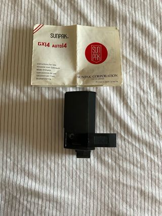 Sunpak GX14 Auto14 Flash Vintage