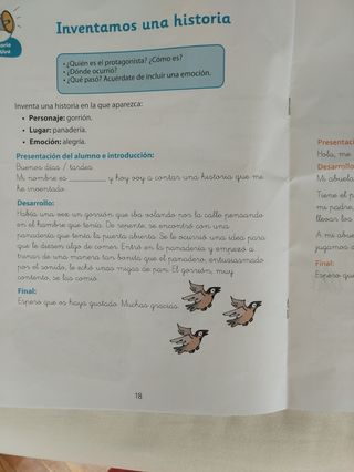 Cuaderno De Oratoria 1 primaria. Editorial ESC