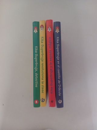 4 libros de Kika Superbruja