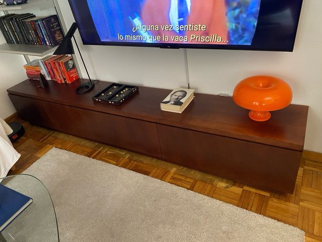 Mueble TV madera marrón