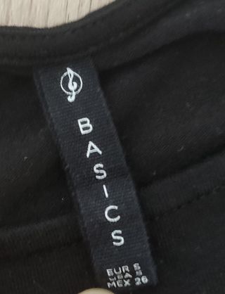 Top negro Stradivarius